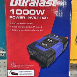 NEW! Duralast 1000 Watt Power Inverter 70003BM