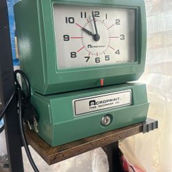 Clock In Out Machine