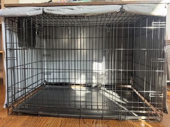 Dog Crate with Wooden Top OBO