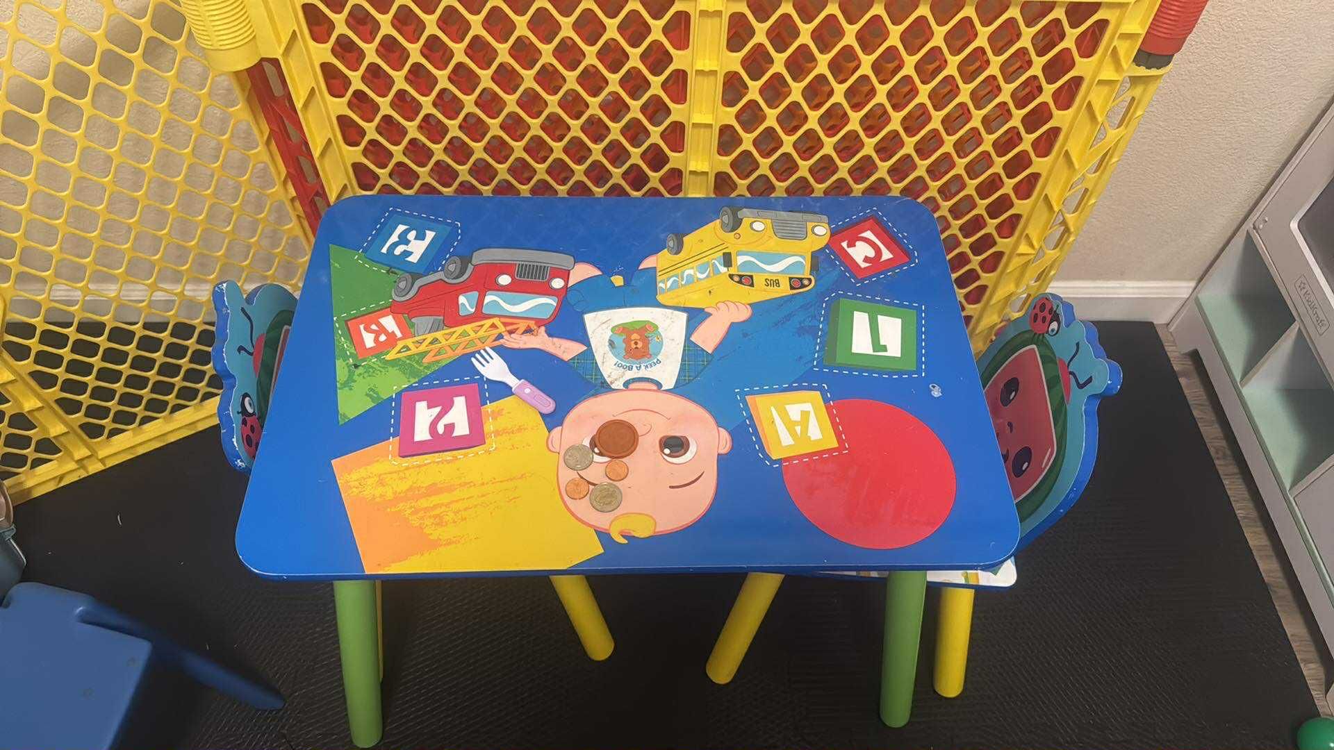 Cocomelon Table With Chairs