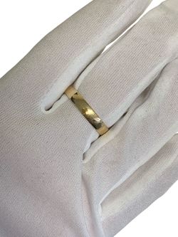 Gold wedding band #32309