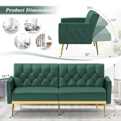 Emerald green Couch