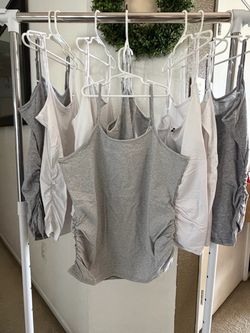 Oh! Mamma Maternity Basic Cami with Side Ruching