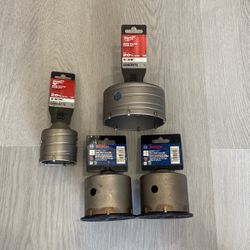 Milwaukee And Bosch Concrete Rotary Hammer Core Bits