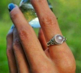 Sterling silver set Rose Quartz Stone multiple sizes available