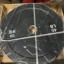 45lb Olympic 45lb Bumper Plates (Pair)
