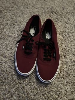 Burgundy Classic Vans