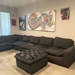 7 piece modular sofa cloud couch dupe