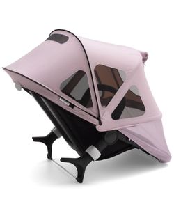Bugaboo Fox And Cameleon3 Breezy Sun Canopy, Soft Pink - Extendable Sun Canopy with UPF Sun Protection and Mesh Ventilation Panels Like new
