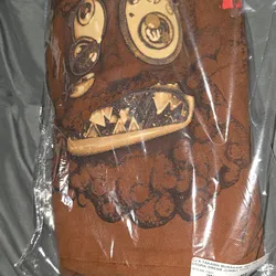 Travis Scott Cactus Jack x Takashi Murakami Melted Utopia Dream Jumbo Tote Brown