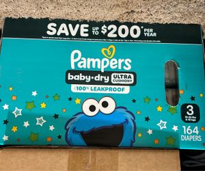 Pampers Baby Dry Size 3 Diapers 164 Count