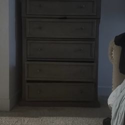 Dresser and Cal- King Bed Frame  - Ashley Furniture 