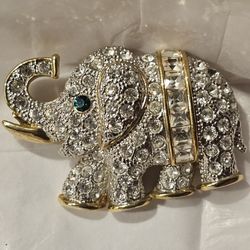 Eisenberg Ice Elephant Brooch