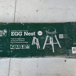 Never Used Big Green Egg Portable Egg Nest Folding