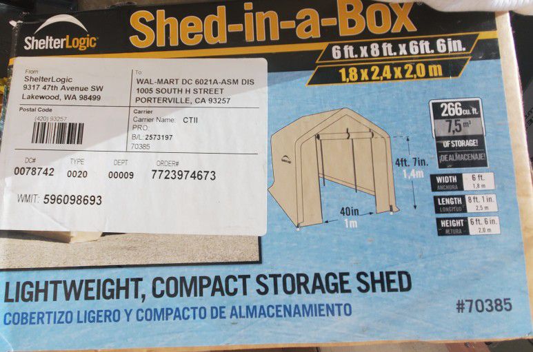 Walmart Shed In A Box