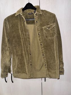 Boys XL large (18) green olive 100% cotton