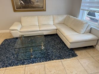 White Sectional