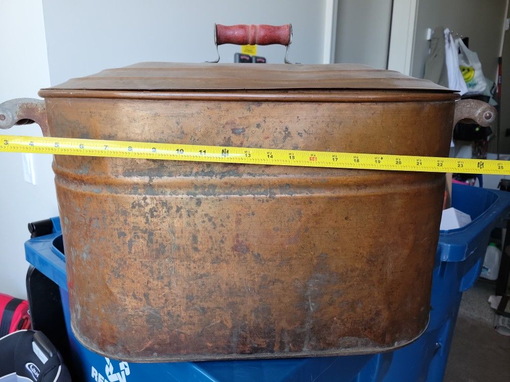 Antique Copper Boiler