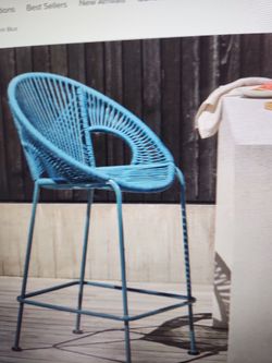 Kasiko Blue Counter Stools