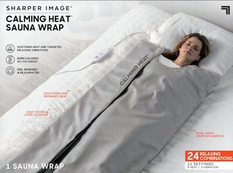 Sharper Image Calming Heat Sauna Wrap