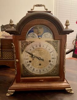 Ethan Allen Hermle Mantle Clock Made In Germany