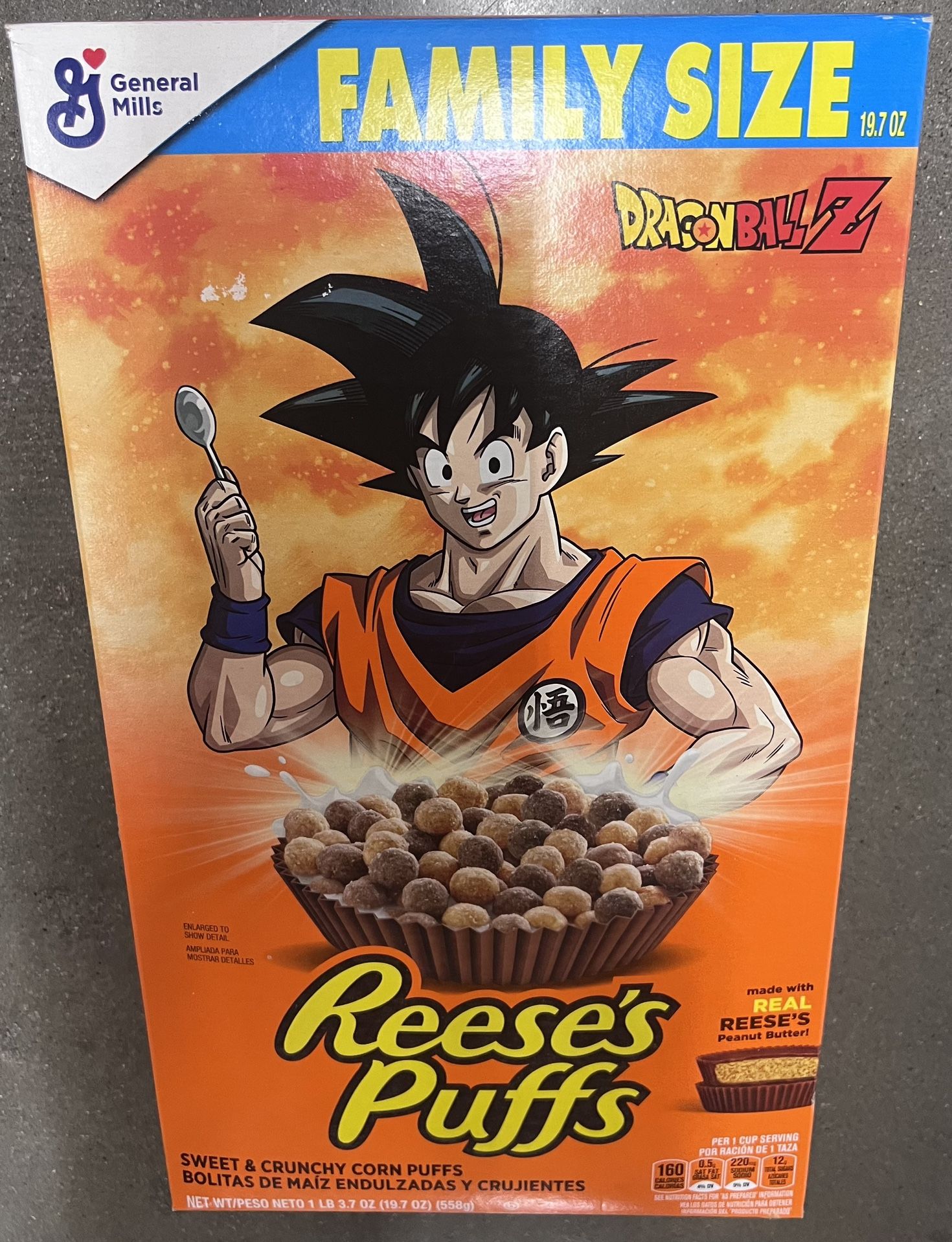 Dragon Ball Z Reese’s Limited Edition Cereal