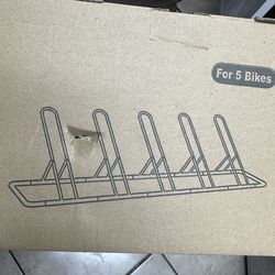 New 5 bike floor rack