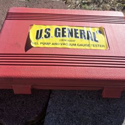 US GENERAL ITEM 93547 FUEL PUMP AND VACUMM GAUGE TESTER