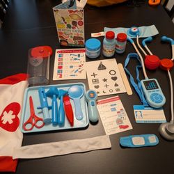 Melissa &Doug Get Well Doctors Kit Pretend Playset 
