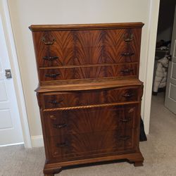 Antique Solid Wood Dresser