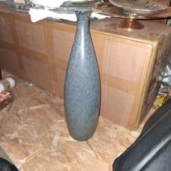 Beautiful Vase Mixed Blues And Tans