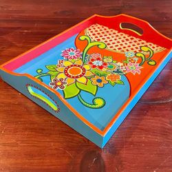 Hand Painted Serving Tray