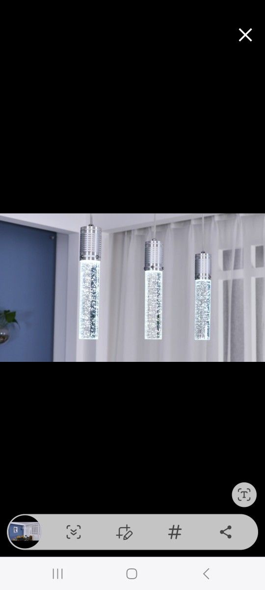 3 Lights Indepe. Bulbs Included