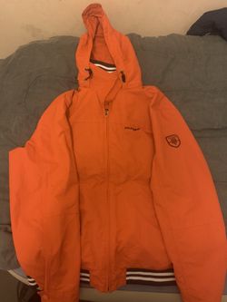 Tommy Hilfiger orange coat Lg