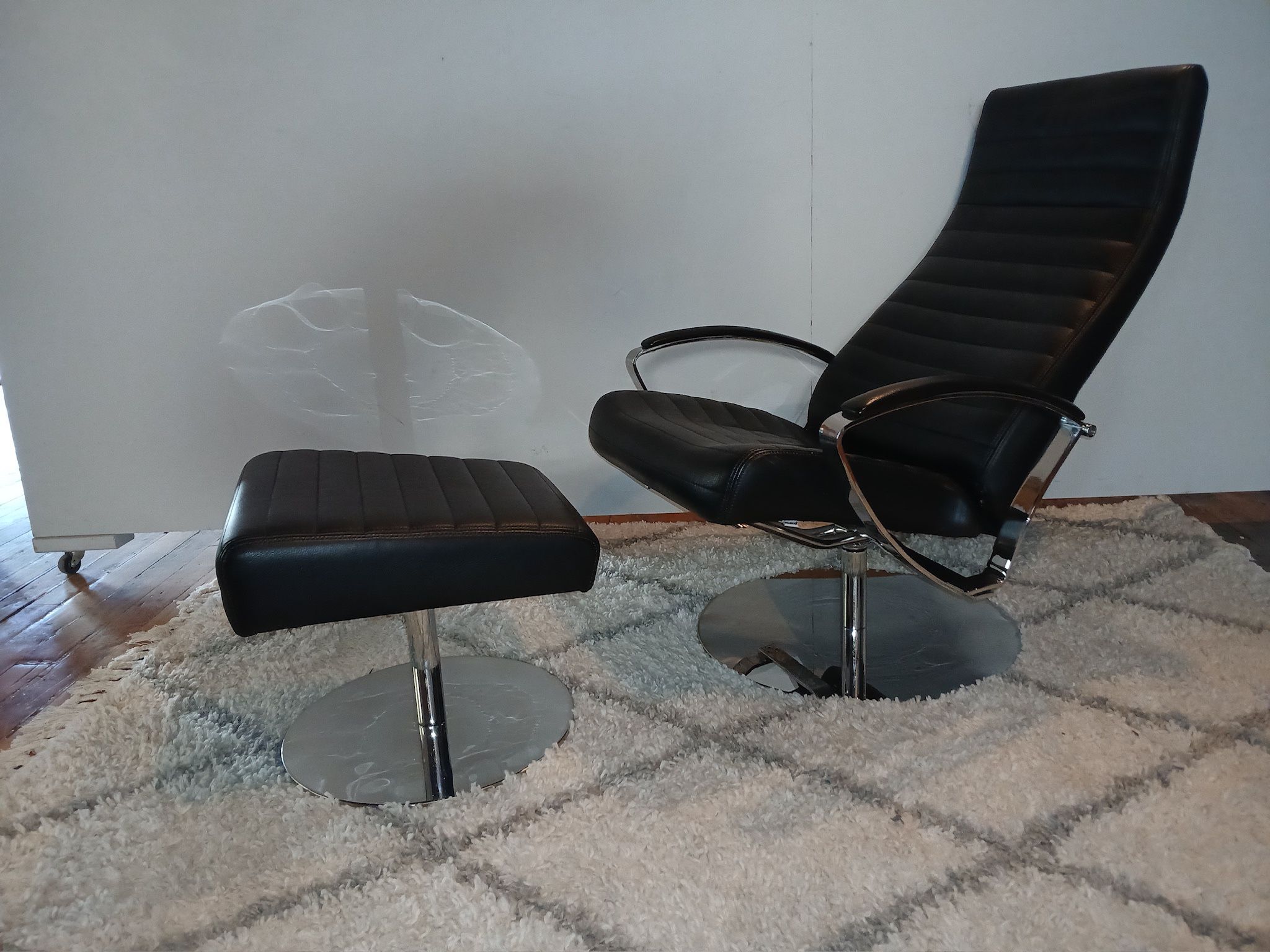 Design within Reach Chair And Ottoman-$300