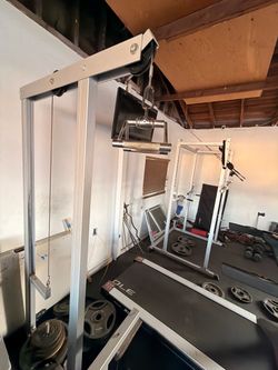 Squat Rack and Pull Down