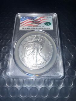 2025 W CAC  MS70 Silver Eagle First Delivery