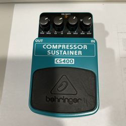 Behringer CS400 Compressor Guitar Effect Pedal
