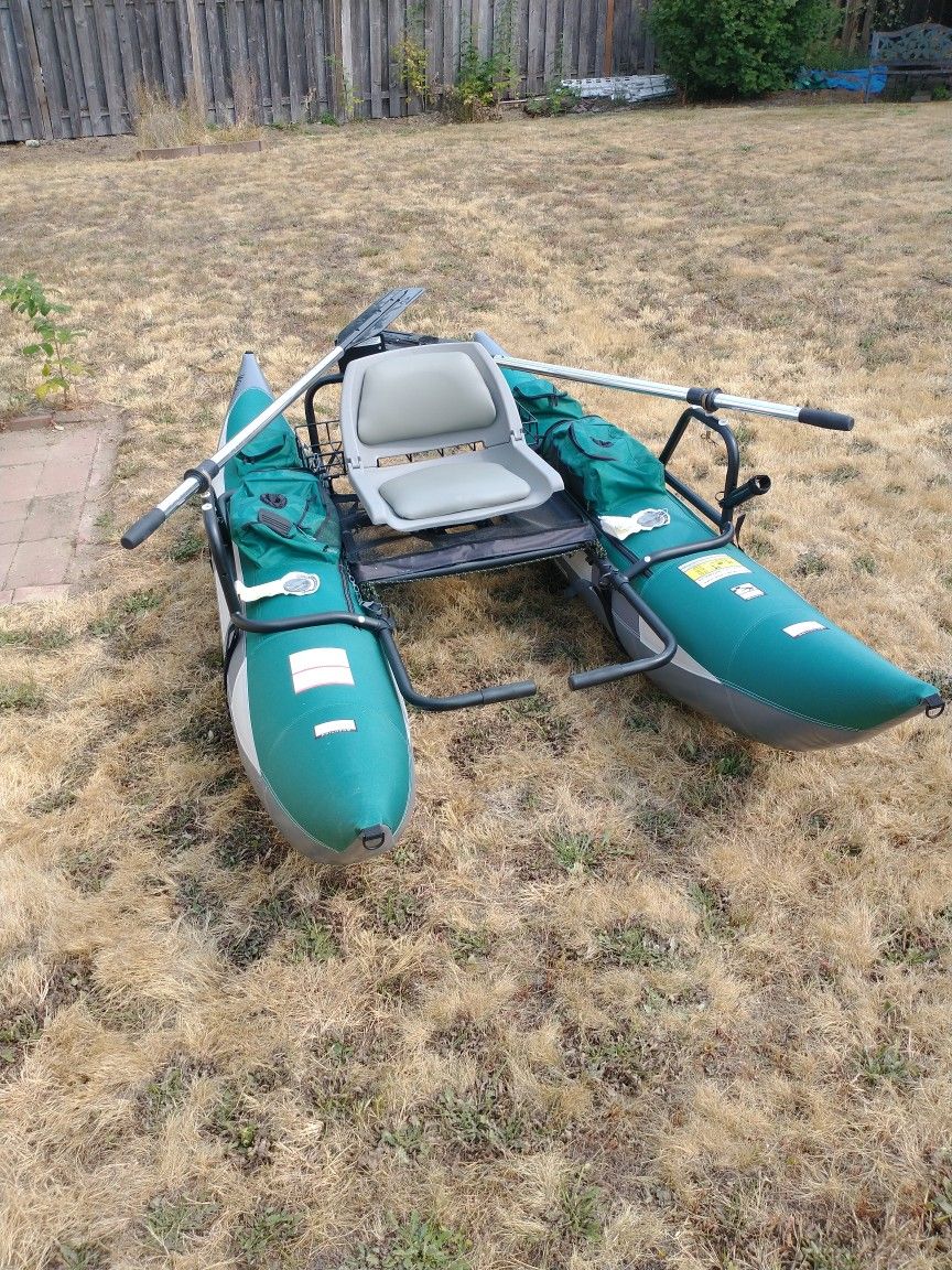 Costco Wilderness 9' Pontoon Fishing Boat
