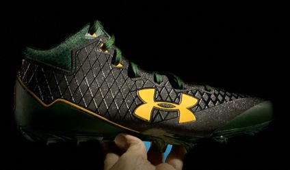 Size 12 Under Armor Nitro Select Cleats Brand New, Black, Green, Packers Colors