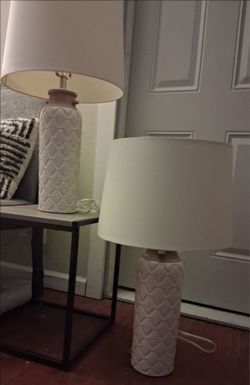 Lamps Cream color set of 2
