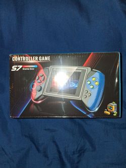 New in box hand held game with over 600 games with charger
