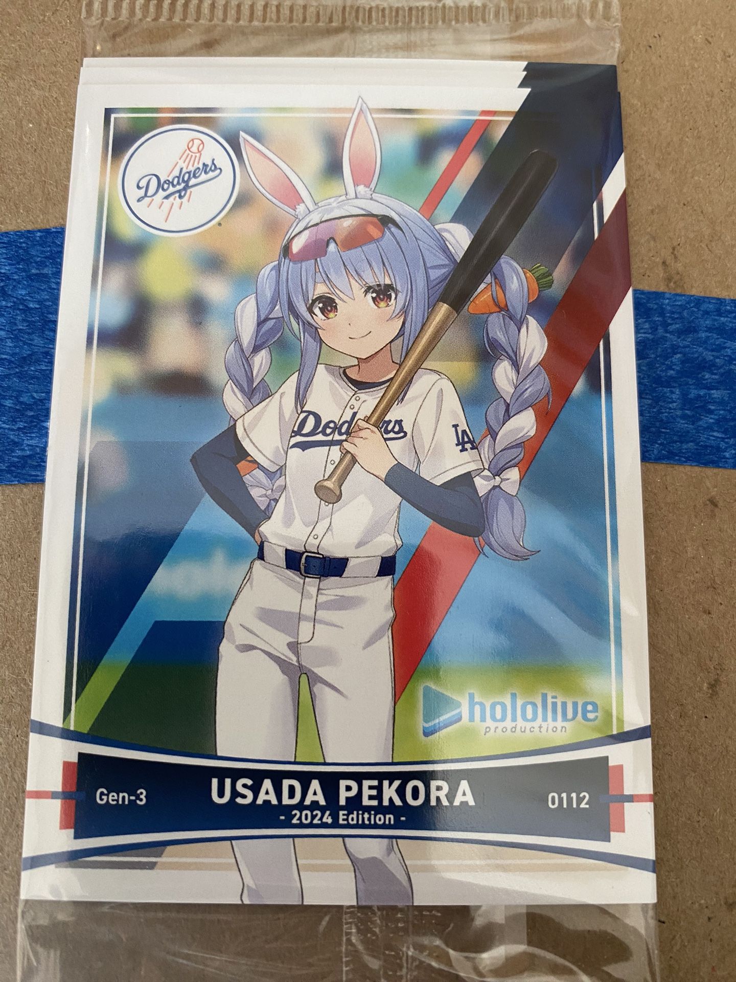 Los Angeles Dodgers 2024 Hololive Night Baseball Cards 