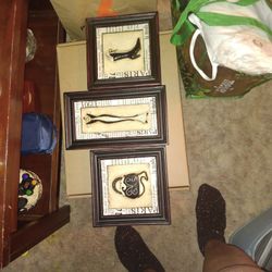 3 Pce. Paris Wall Hanging