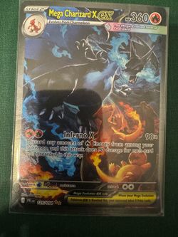 Mega Charizard X EX Pokemon Card