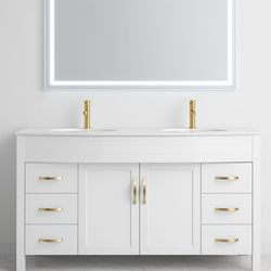 Bathroom vanity 60”