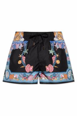 Versace mens CORAL THEATRE SWIM SHORTS – XL