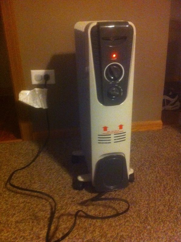 Intertek 1500 watt electric heater