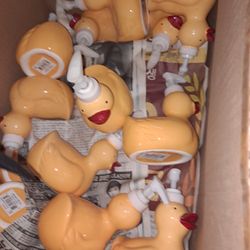 Ceramic Salt Shake Sunflower..Angel. Duck Soap