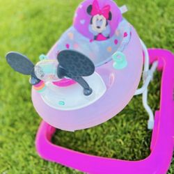 Minnie Mouse Kids Walker Bright Starts Works Good 